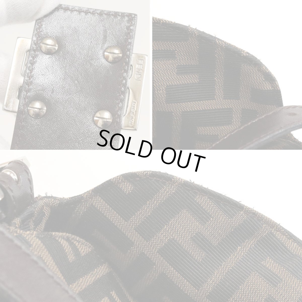 画像6: フェンディ ズッカ柄 ショルダーバッグ(26426) (6)