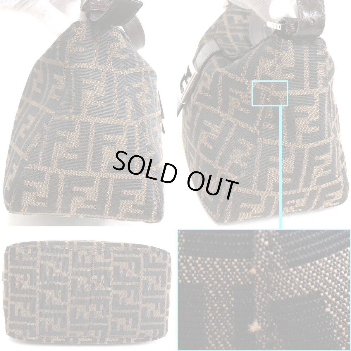 画像7: フェンディ ズッカ柄 ショルダーバッグ(26426) (7)