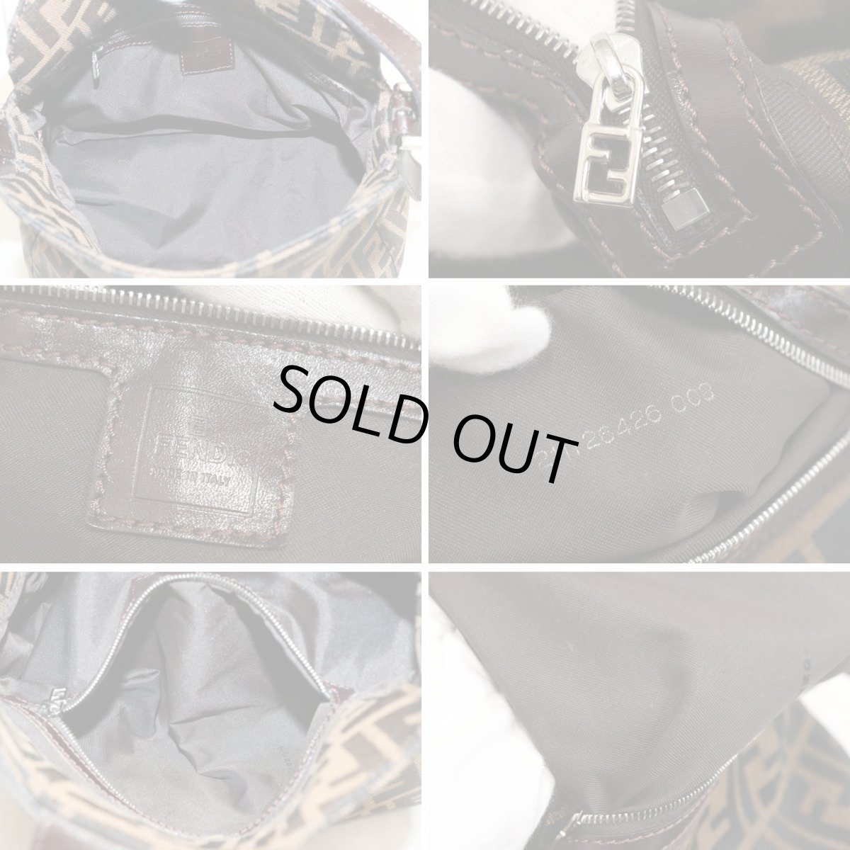 画像9: フェンディ ズッカ柄 ショルダーバッグ(26426) (9)