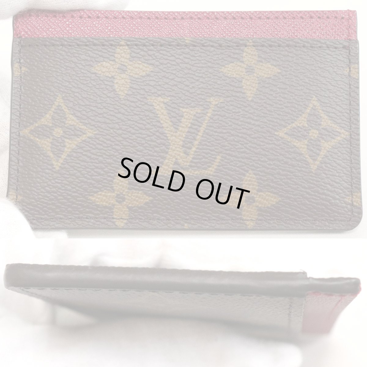 画像2: ルイヴィトン ポルトカルト サーンプル(M60703)モノグラム フューシャ (2)