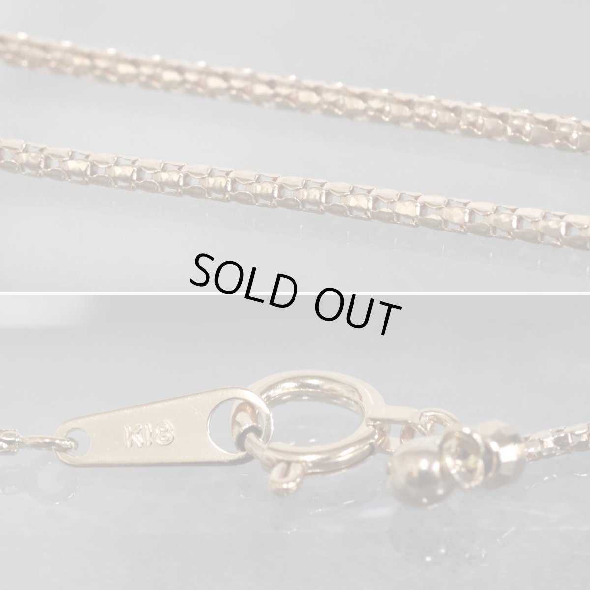 画像7: K18PGダイヤモンドペンダント D1.00 7.9g AJ付50cm (7)