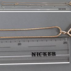 画像8: K18PGダイヤモンドペンダント D1.00 7.9g AJ付50cm (8)
