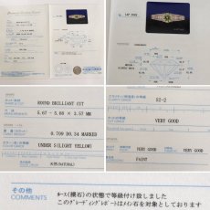 画像10: K18PGダイヤモンドリング イエローD0.709 D0.34 2.9g #13 鑑定書 (10)