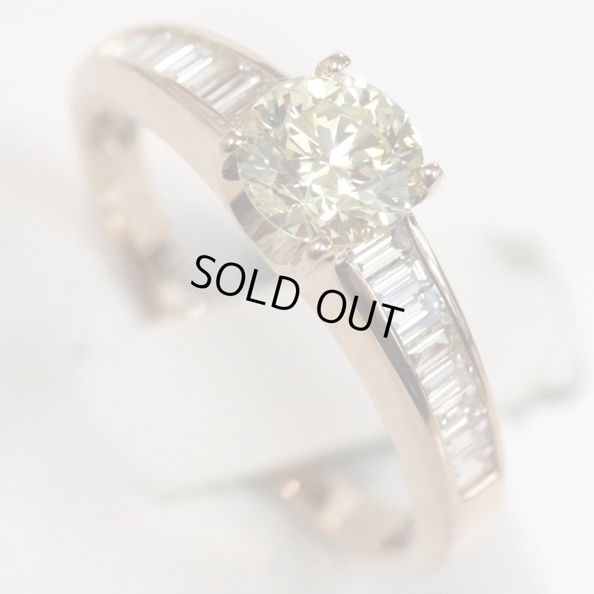 画像3: K18PGダイヤモンドリング イエローD0.709 D0.34 2.9g #13 鑑定書 (3)