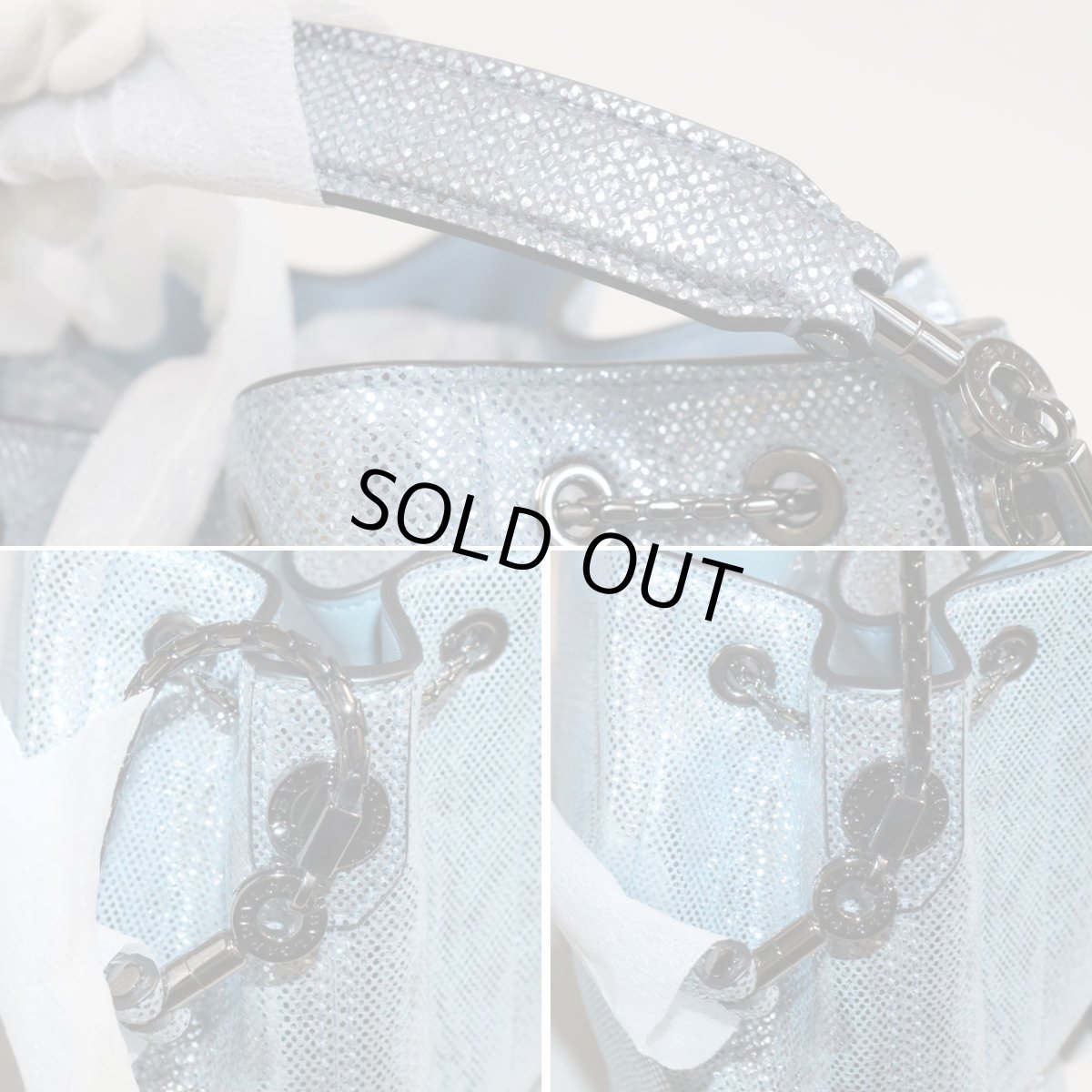 画像5: ブルガリ セルペンティ フォーエバー 2wayバケットバッグ ブルー(291747) (5)