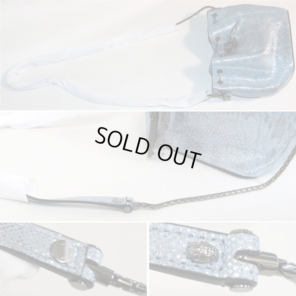 画像6: ブルガリ セルペンティ フォーエバー 2wayバケットバッグ ブルー(291747) (6)