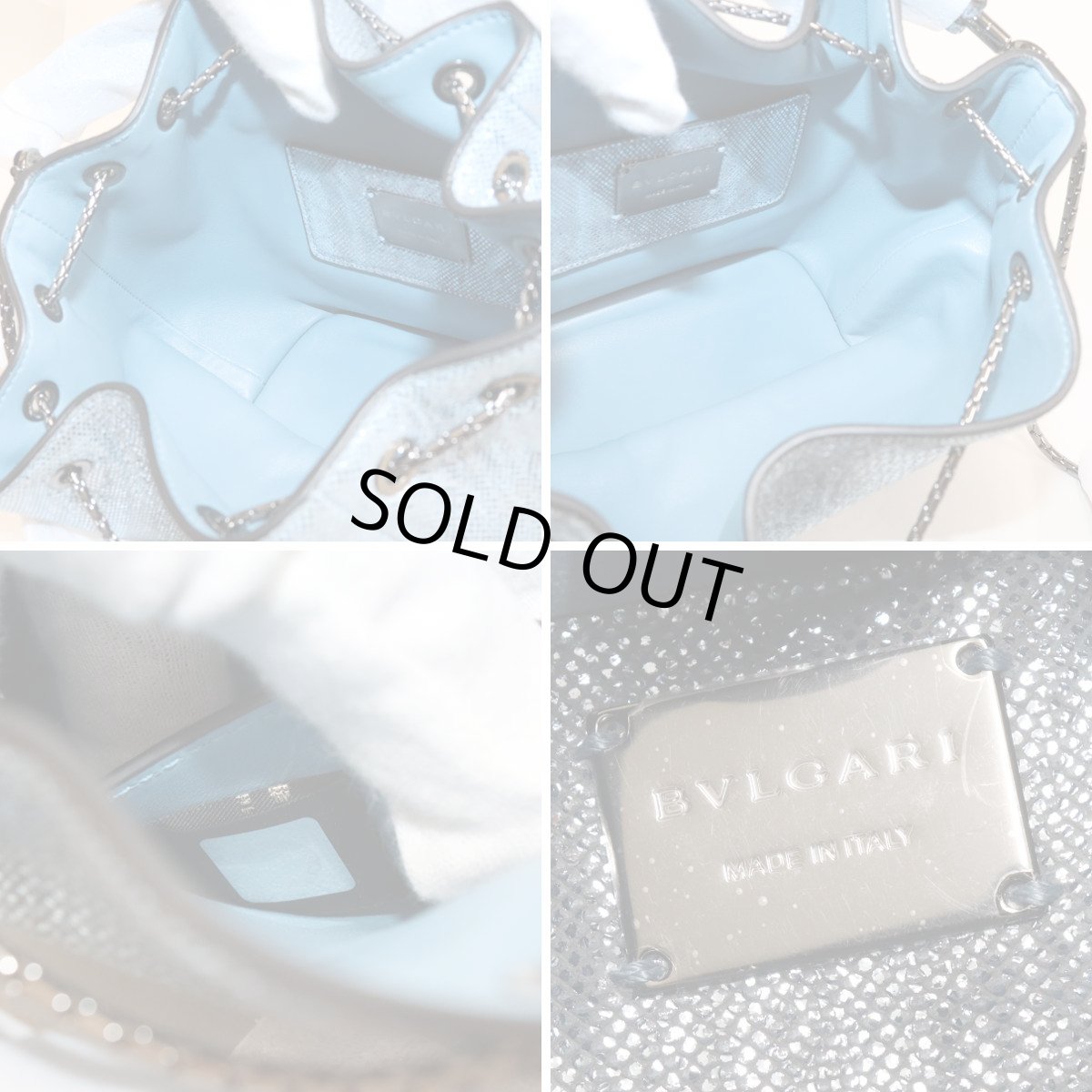 画像9: ブルガリ セルペンティ フォーエバー 2wayバケットバッグ ブルー(291747) (9)