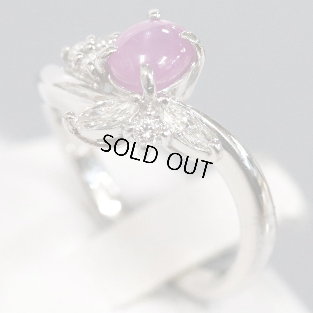 画像2: ジェムケリー Pt900スタールビーダイヤモンドリング R1.222 D0.250 6.0g #11 鑑別書 (2)