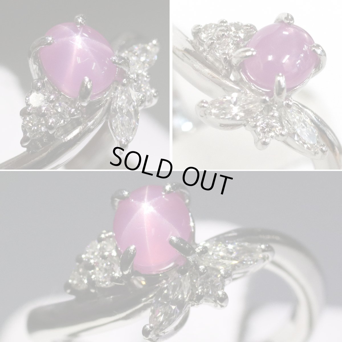 画像3: ジェムケリー Pt900スタールビーダイヤモンドリング R1.222 D0.250 6.0g #11 鑑別書 (3)