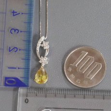 画像10: K18WG/YGスフェーンダイヤモンドペンダント スフェーン1.85 D0.19 4.0g AJ付45cm (10)