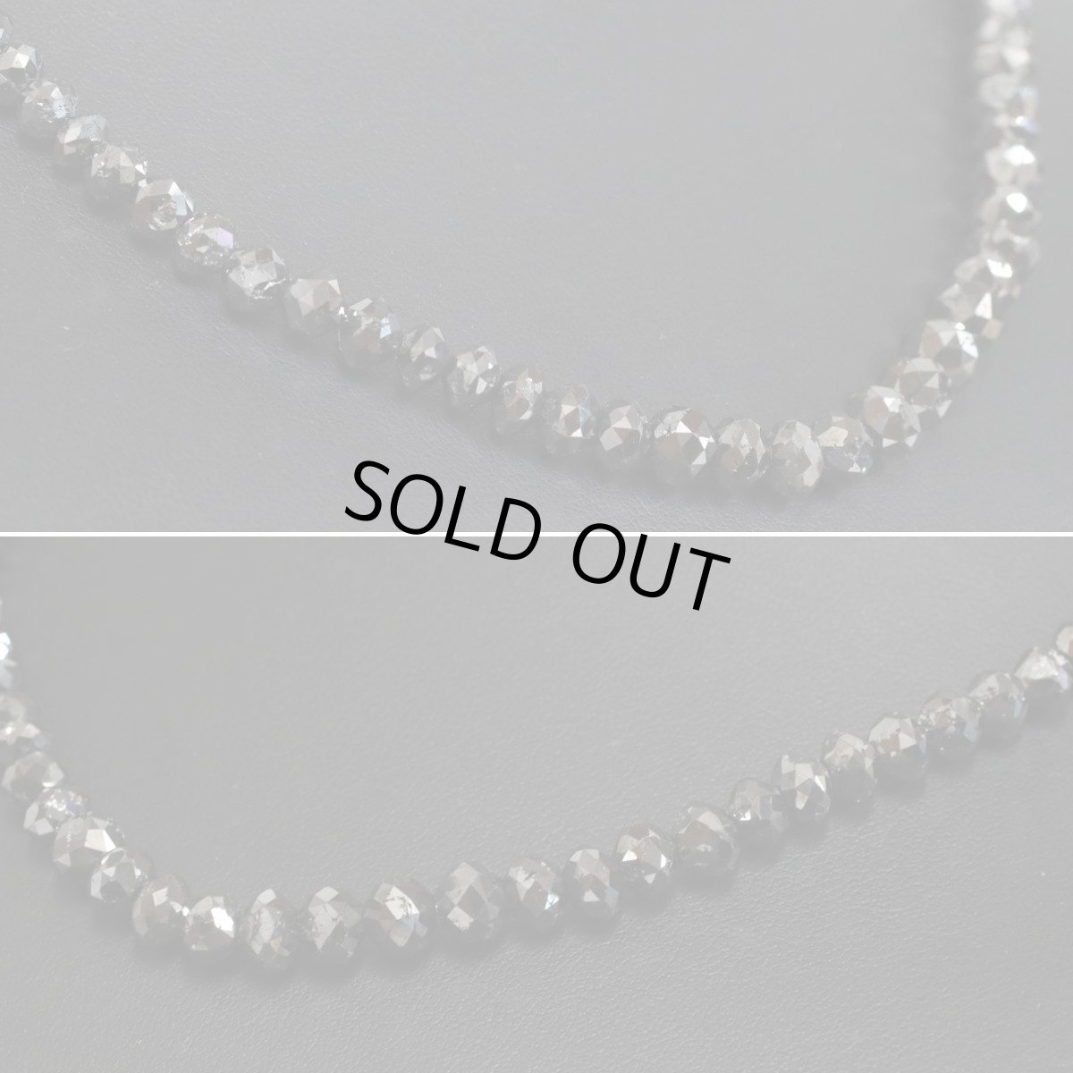 画像3: Pt850ブラックダイヤモンドネックレス BkD111.66 22.2g AJ付49cm 鑑別書 (3)