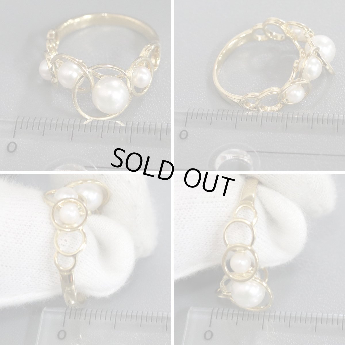 画像9: タサキ 750パールリング #14 4.2ｇ エニーマリング イエローゴールド (9)