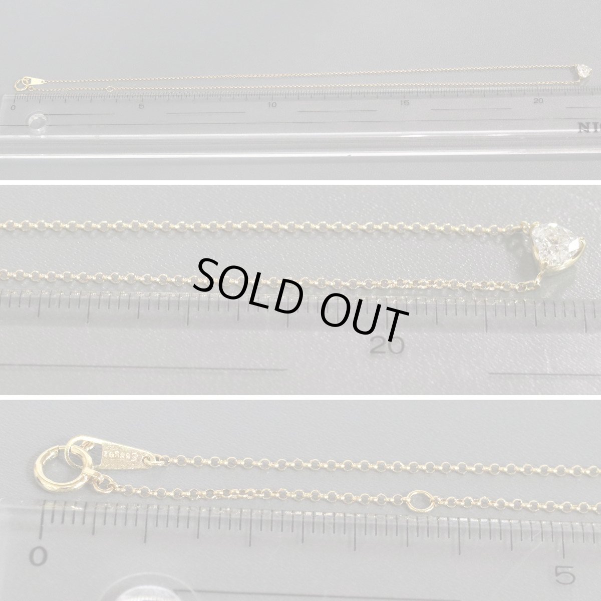 画像8: ポーラ K18ダイヤモンドネックレス D0.527 2.1g AJ付44.5cm (8)