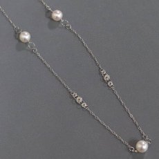 画像2: K18WGパールネックレス 10.5ｇ85cm (2)