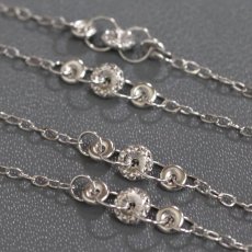 画像4: K18WGパールネックレス 10.5ｇ85cm (4)