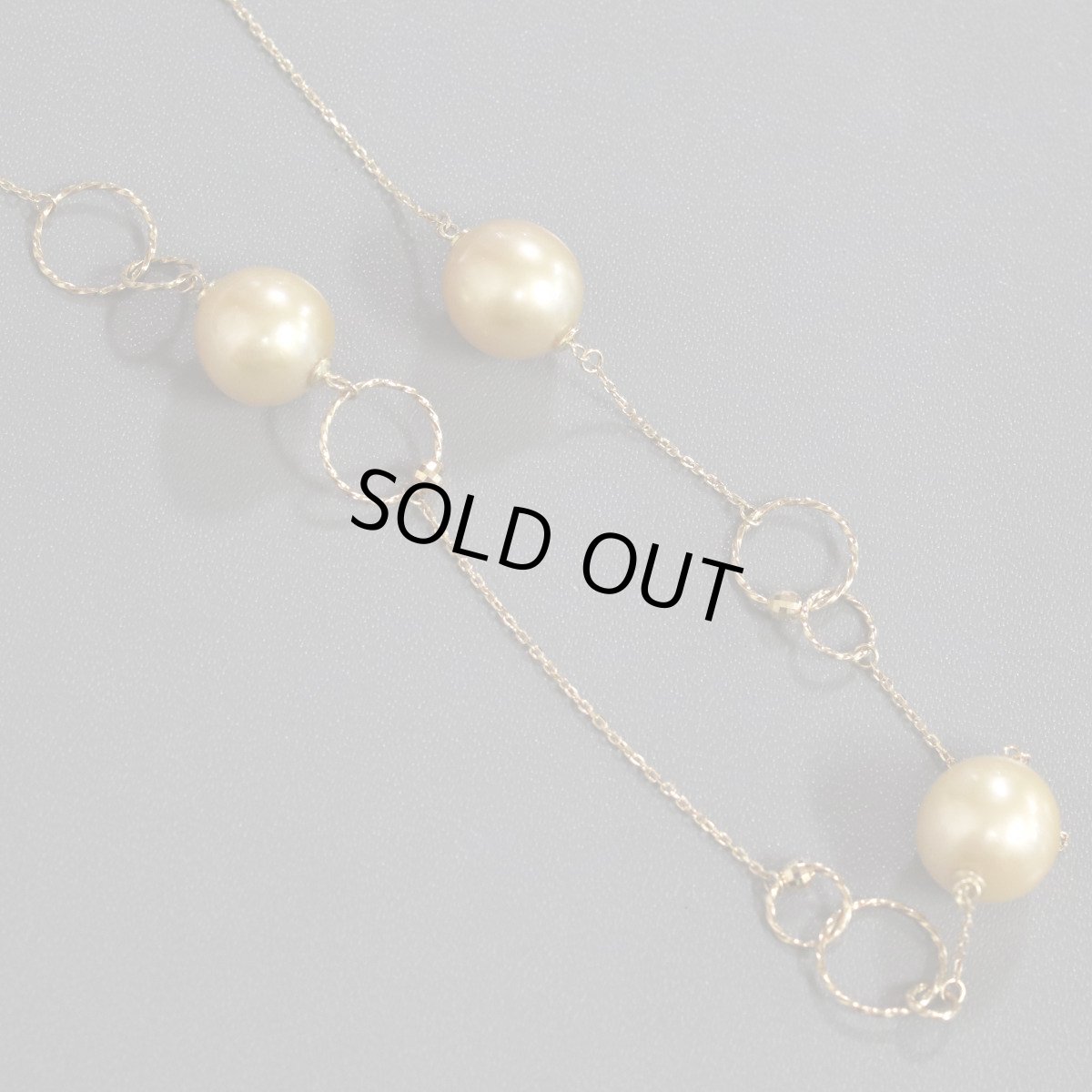 画像3: K18ゴールデンパールネックレス 18.5g 76cm (3)