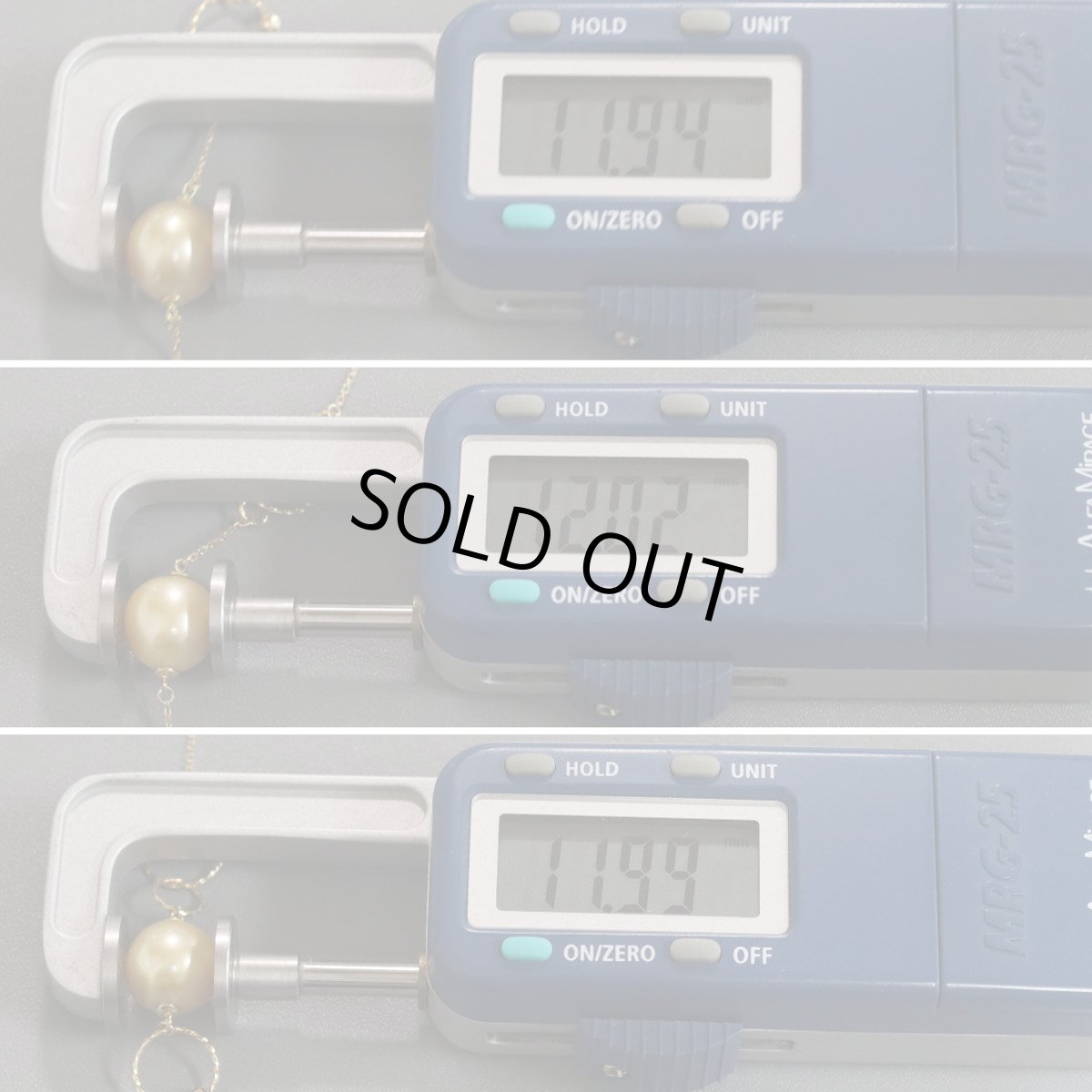 画像5: K18ゴールデンパールネックレス 18.5g 76cm (5)