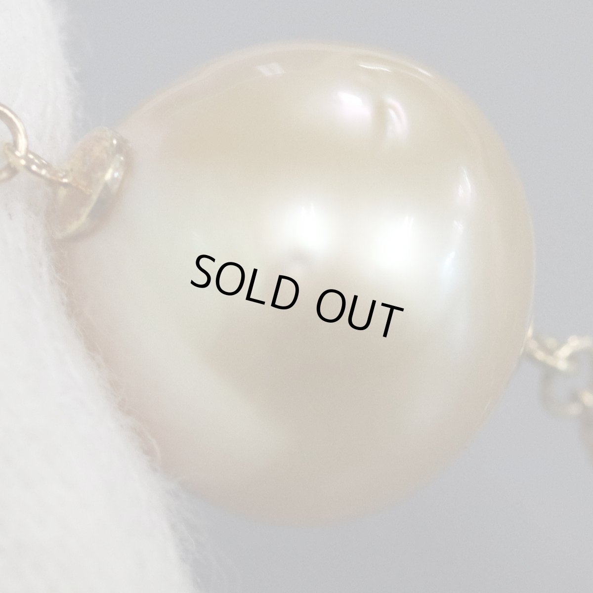 画像7: K18ゴールデンパールネックレス 18.5g 76cm (7)