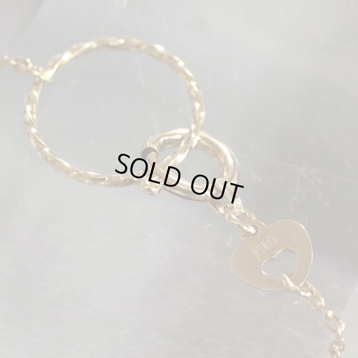 画像9: K18ゴールデンパールネックレス 18.5g 76cm (9)