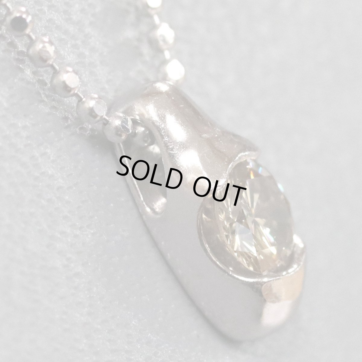 画像2: Pt900/850ダイヤモンドペンダント D0.388 4.7g 41cm (2)