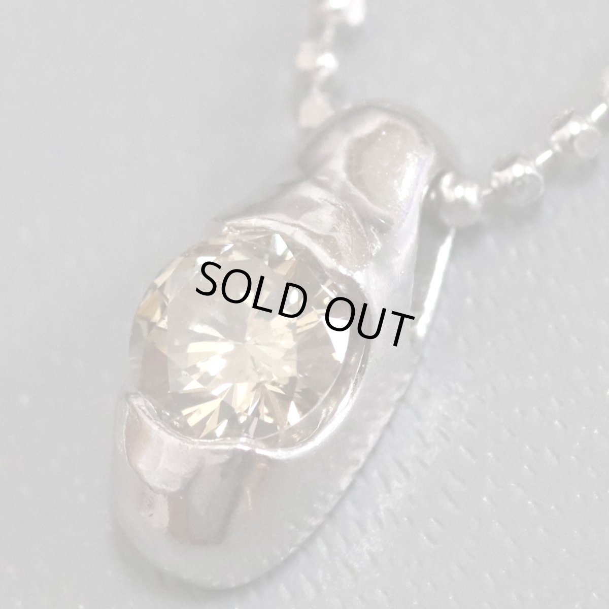 画像3: Pt900/850ダイヤモンドペンダント D0.388 4.7g 41cm (3)