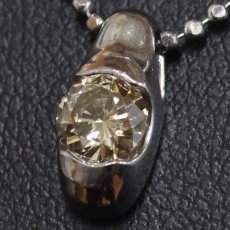 画像7: Pt900/850ダイヤモンドペンダント D0.388 4.7g 41cm (7)