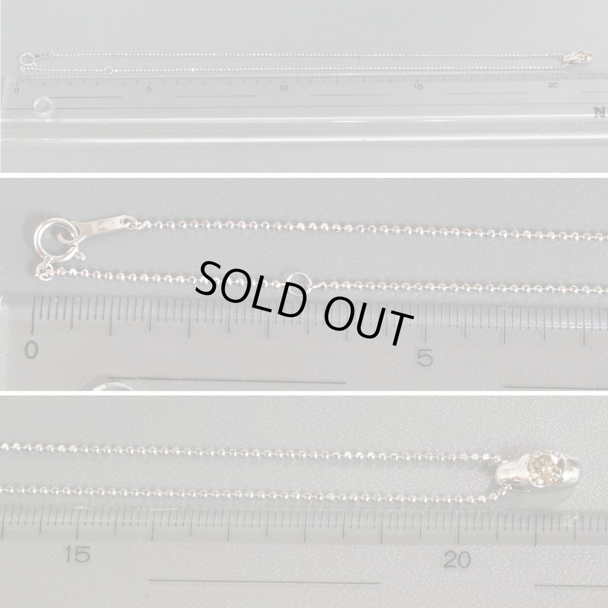 画像9: Pt900/850ダイヤモンドペンダント D0.388 4.7g 41cm (9)