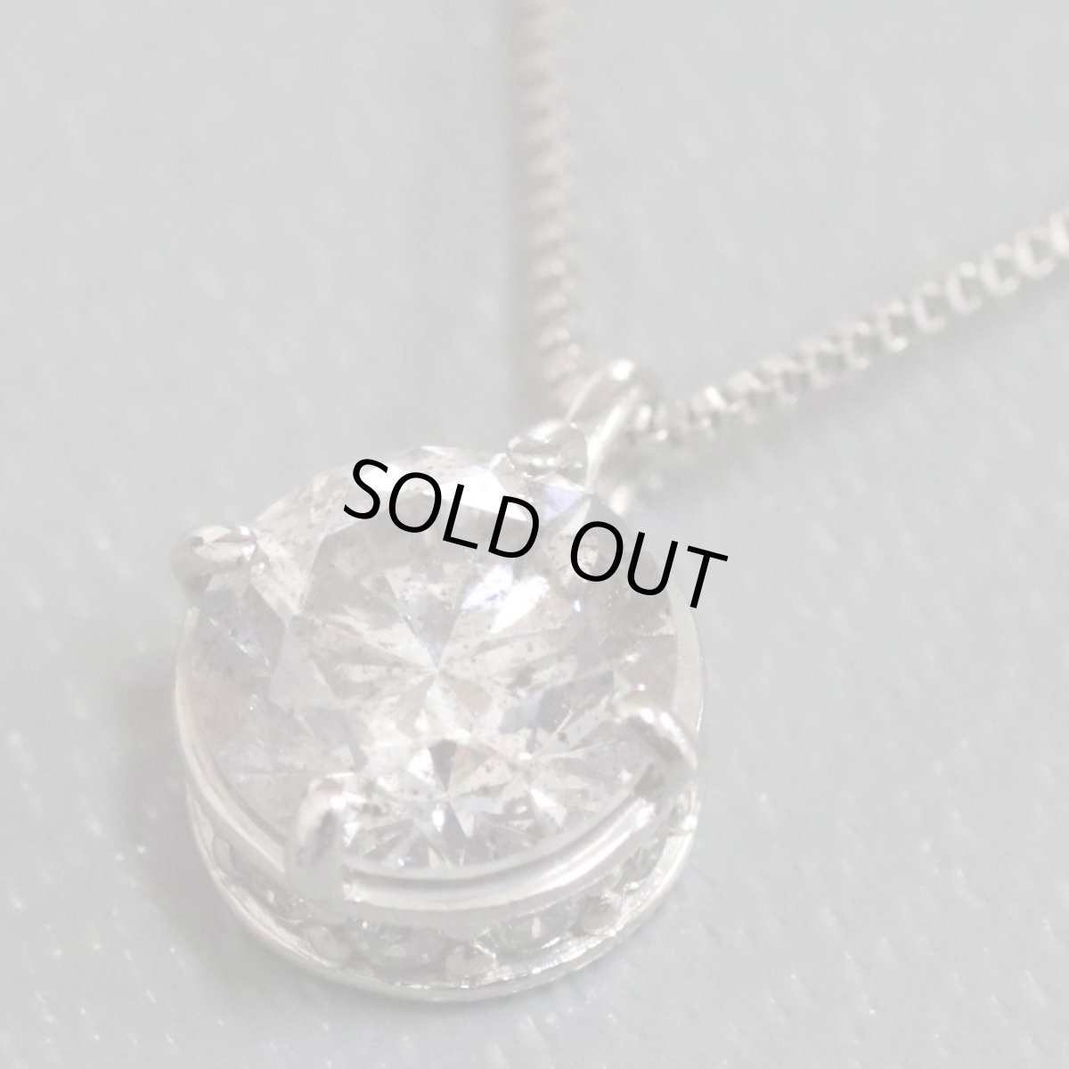 画像3: Pt900/850ダイヤモンドネックレス D0.60 1.8g AJ付44cm 鑑定書 (3)