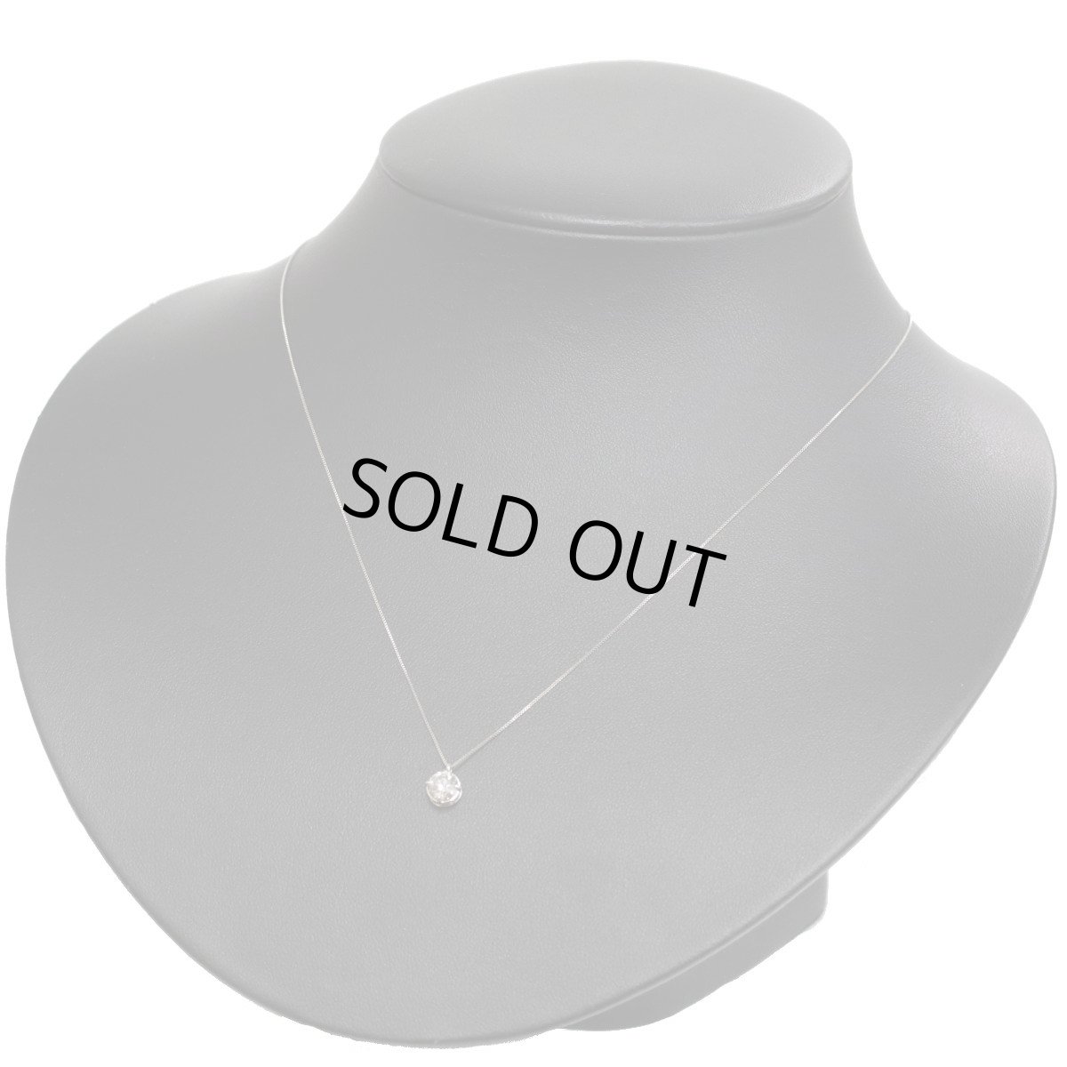 画像6: Pt900/850ダイヤモンドネックレス D0.60 1.8g AJ付44cm 鑑定書 (6)