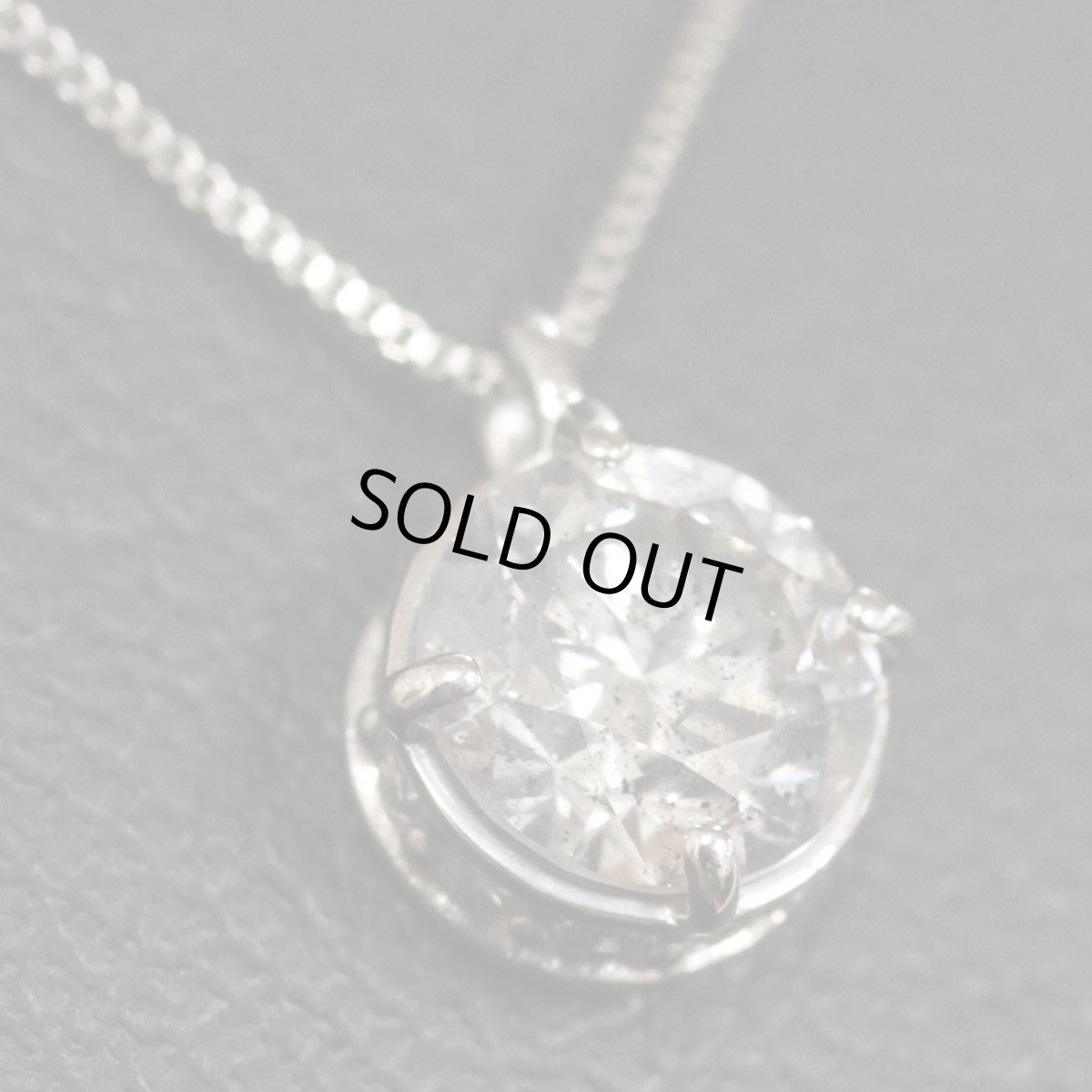 画像7: Pt900/850ダイヤモンドネックレス D0.60 1.8g AJ付44cm 鑑定書 (7)