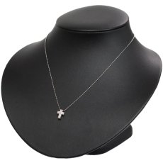 画像6: Pt900/850ダイヤモンドペンダント クロスモチーフ D0.19 3.0g 40cm (6)