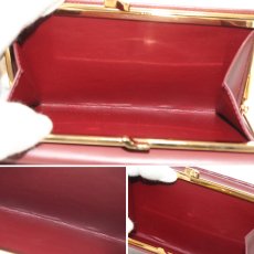 画像9: カルティエ がま口長財布 マストライン ボルドー (9)