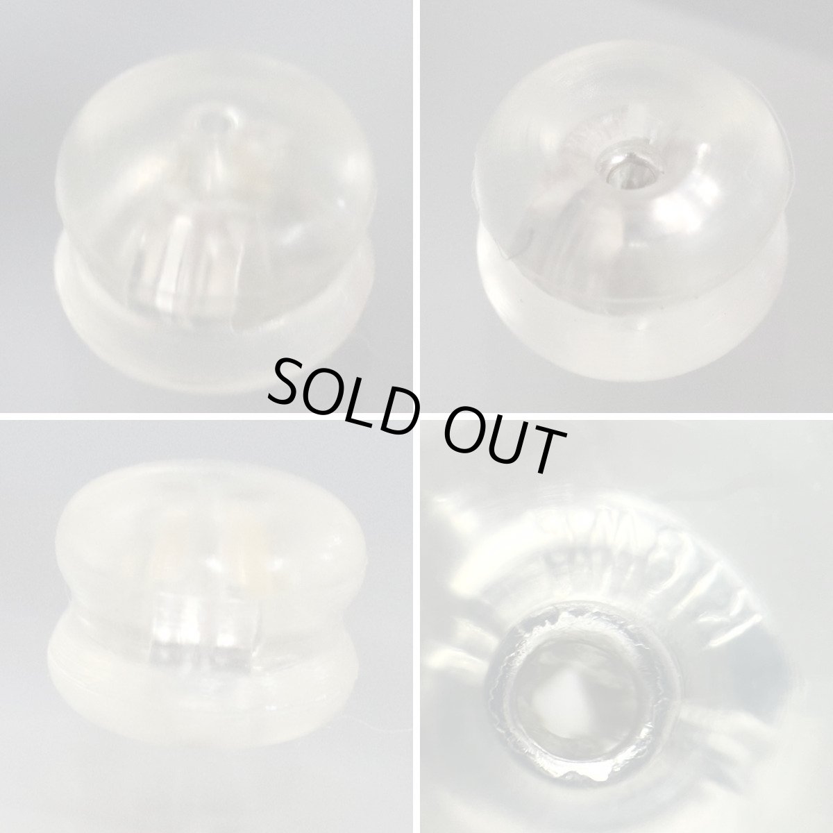 画像7: K18WGダイヤモンドピアス D0.15×2 1.3g(キャッチ抜き) (7)