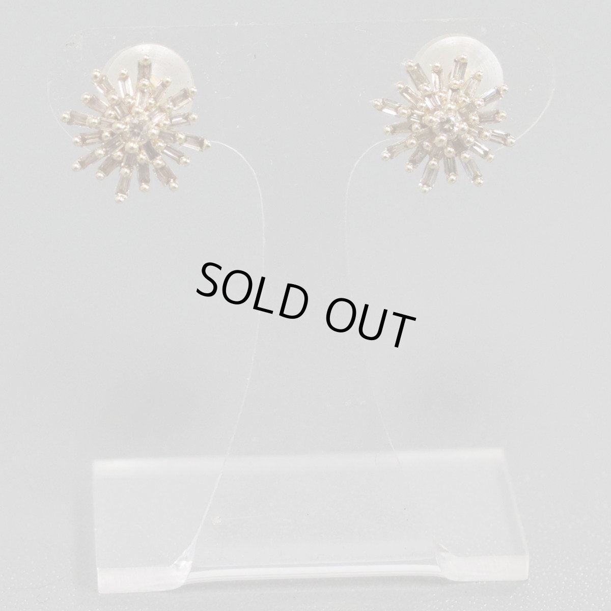 画像3: K18YGダイヤモンドピアス D0.20×2 1.8g(キャッチ抜き) (3)