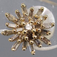 画像4: K18YGダイヤモンドピアス D0.20×2 1.8g(キャッチ抜き) (4)