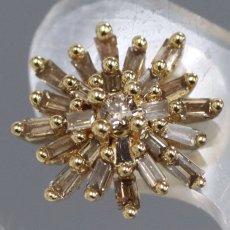 画像5: K18YGダイヤモンドピアス D0.20×2 1.8g(キャッチ抜き) (5)