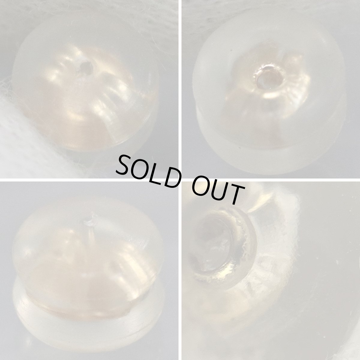 画像7: K18YGダイヤモンドピアス D0.20×2 1.8g(キャッチ抜き) (7)