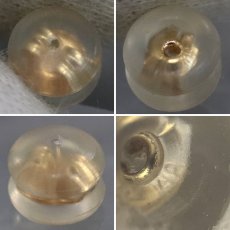 画像7: K18YGダイヤモンドピアス D0.20×2 1.8g(キャッチ抜き) (7)