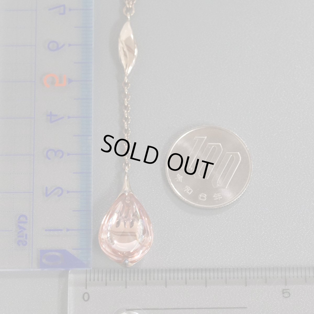 画像10: バカラ SV925 フルール・ドゥ・プシデリックネックレス ピンククリスタル 40-43cm (10)