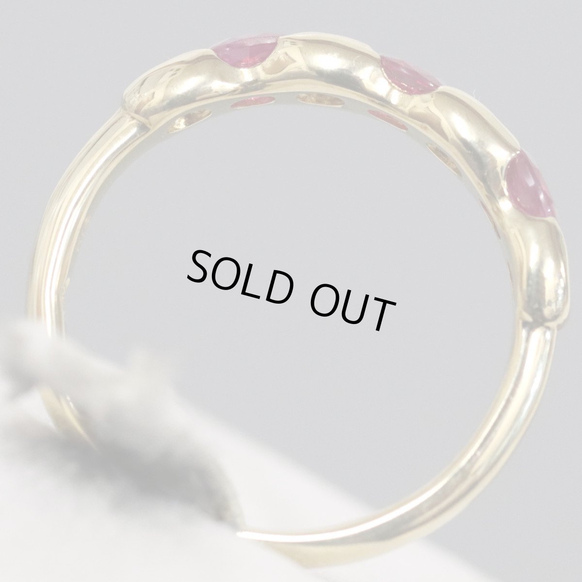 画像5: K18ルビーダイヤモンドリング R0.60 D0.07 3.2g #12 (5)