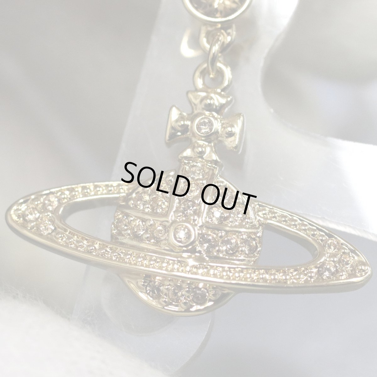 画像3: ヴィヴィアンウエストウッド MINI BAS RELIEF ドロップピアス(1205999311) (3)