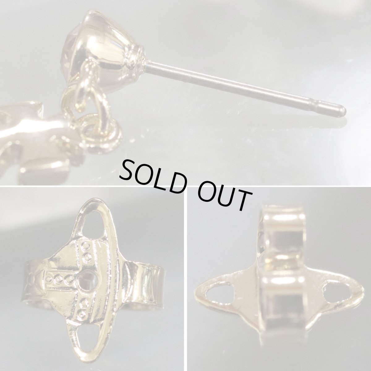 画像5: ヴィヴィアンウエストウッド MINI BAS RELIEF ドロップピアス(1205999311) (5)