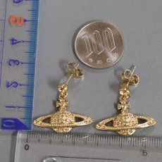 画像7: ヴィヴィアンウエストウッド MINI BAS RELIEF ドロップピアス(1205999311) (7)