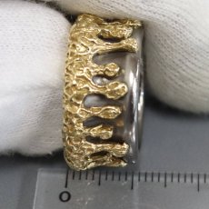 画像9: K18/チタンダイヤモンドリング D0.168 12.7g #13 (9)