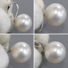 画像6: K18WGパールイヤリング 約11.5mm 総計5.9g (6)