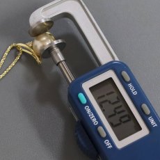 画像4: K18ダイヤモンドパールペンダント D0.05 パール12.5mm 9.9g AJ付45cm (4)