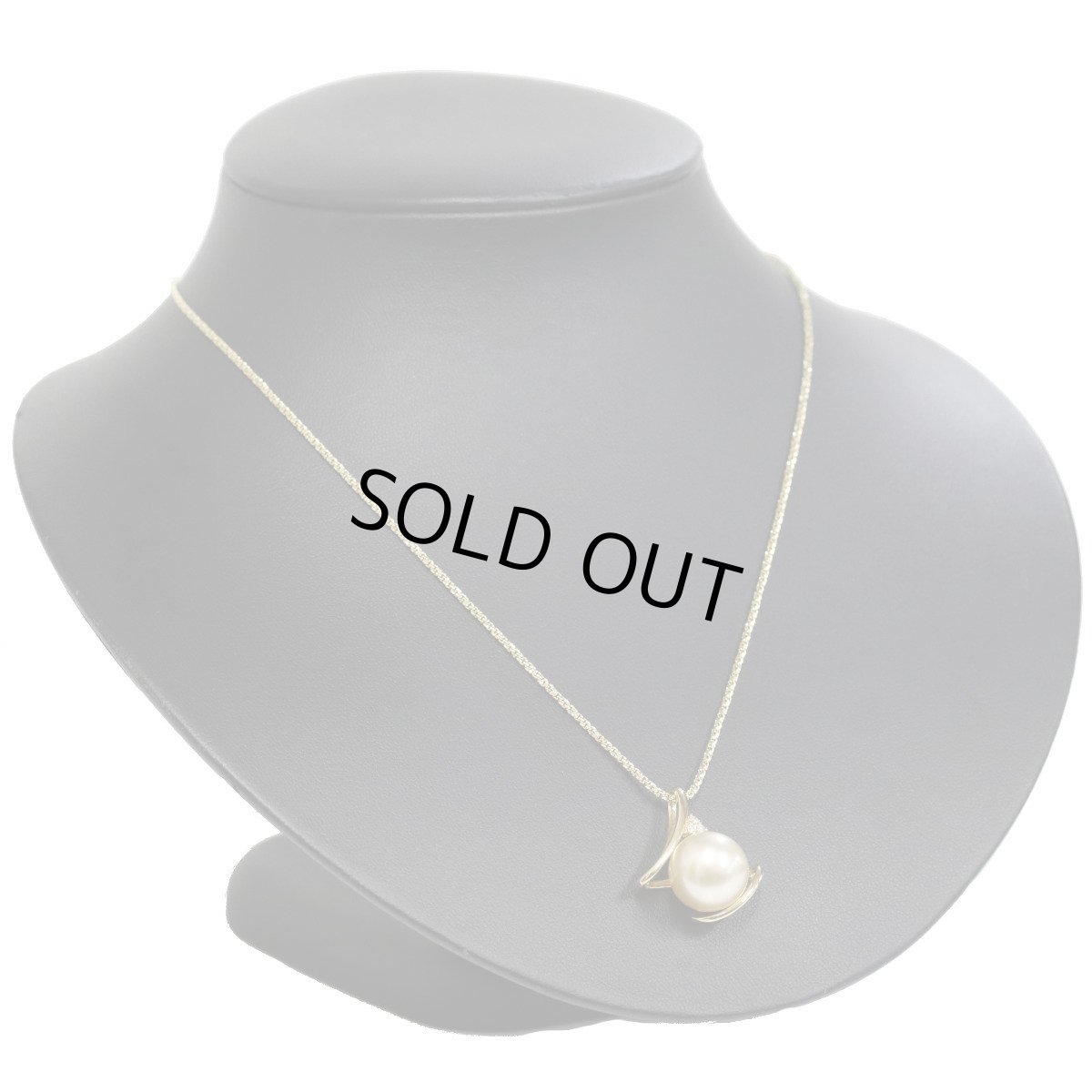 画像6: K18ダイヤモンドパールペンダント D0.05 パール12.5mm 9.9g AJ付45cm (6)