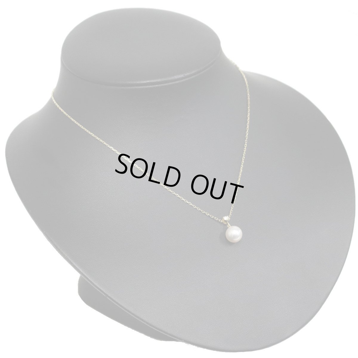 画像6: ミキモト K18ダイヤモンドパールネックレス パール8.5mm 2.1g 38cm (6)