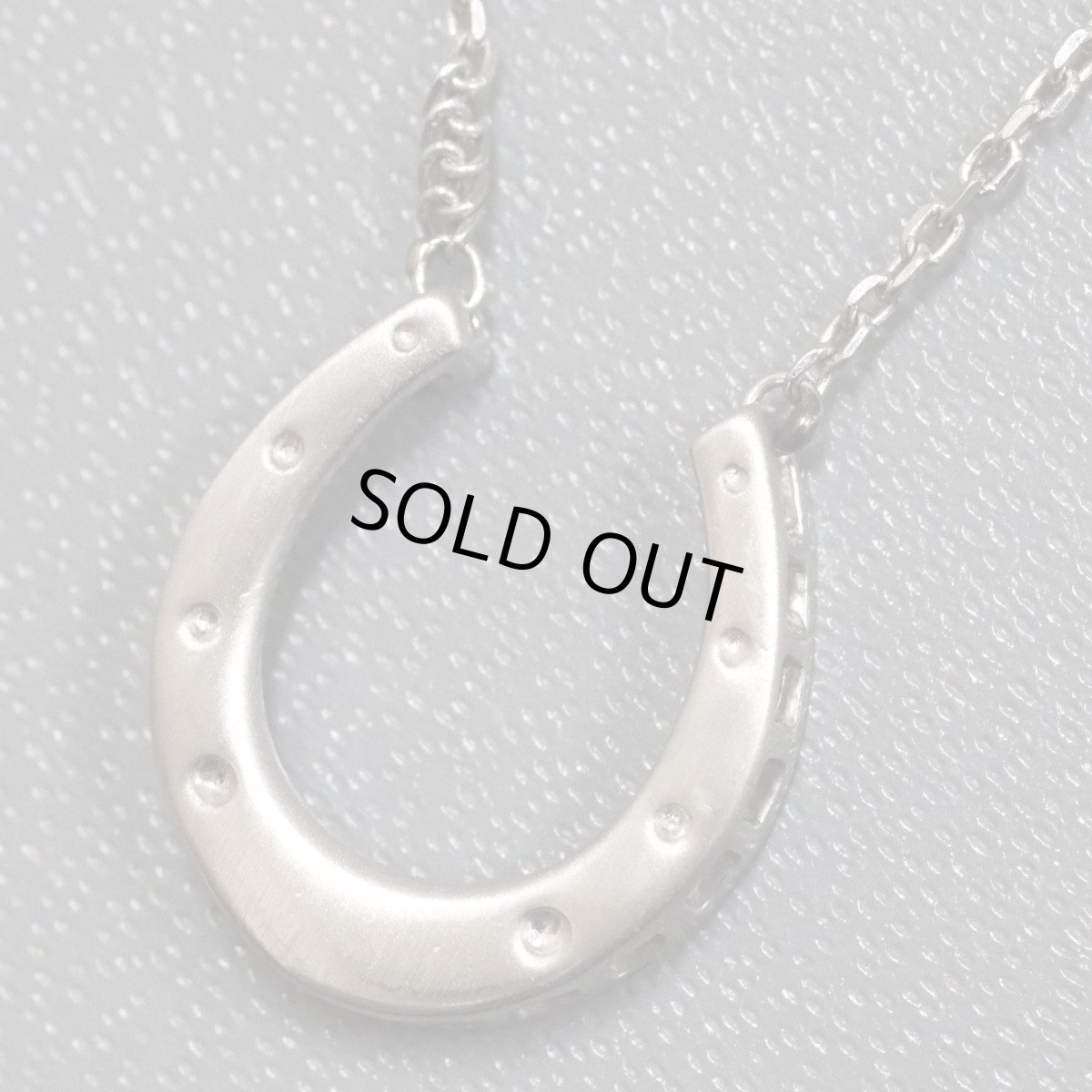 画像2: Pt900/Pt850ネックレス 馬蹄モチーフ 2.8g (2)