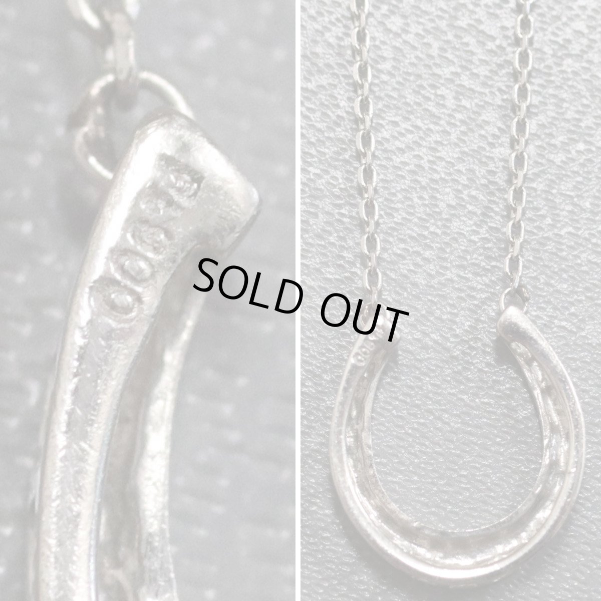 画像5: Pt900/Pt850ネックレス 馬蹄モチーフ 2.8g (5)